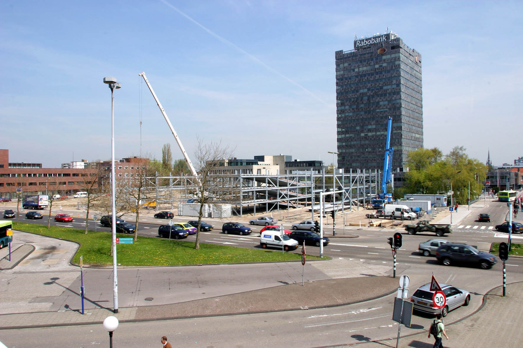 Temporary parking garage Noordschebos Zaandam city centre