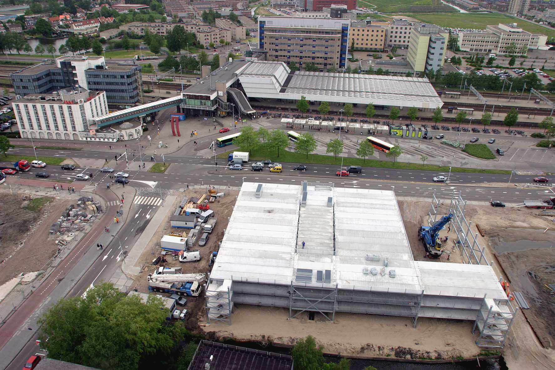 Temporary parking garage Noordschebos Zaandam city centre