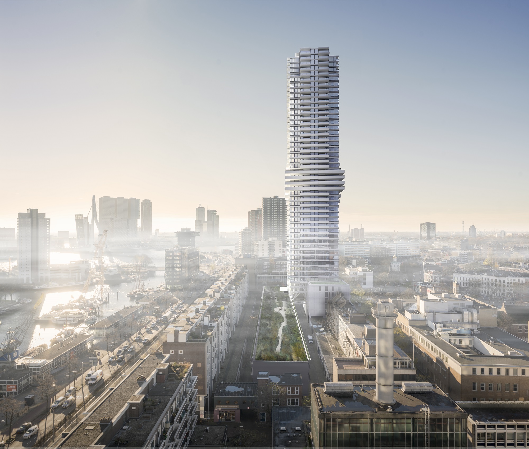 The CoolTower Residential tower in Rotterdam Cooltoren