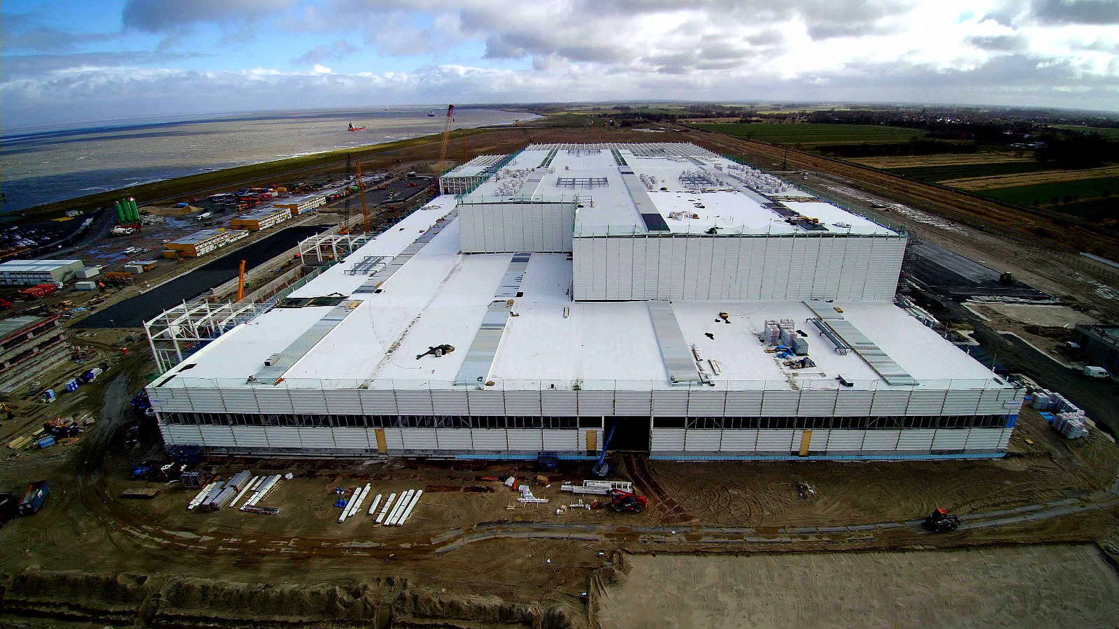 The construction of Nacelle factory of Siemens AG Ballast Nedam