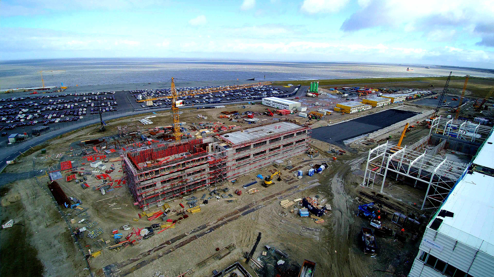 The construction of Nacelle factory of Siemens AG Ballast Nedam