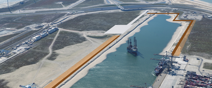 Ballast Nedam has been selected to construct the quays in the Princess Amalia Harbour